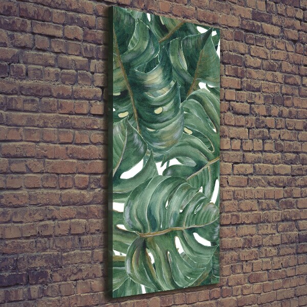 Verticale canvasfoto Monstera