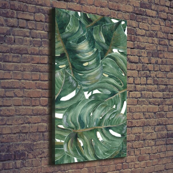 Verticale canvasfoto Monstera