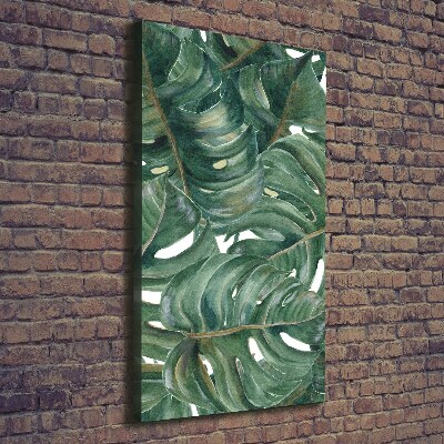 Verticale canvasfoto Monstera