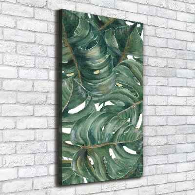 Verticale canvasfoto Monstera