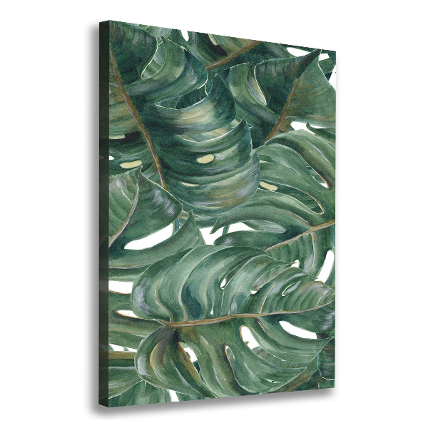 Verticale canvasfoto Monstera