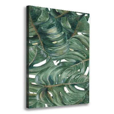 Verticale canvasfoto Monstera