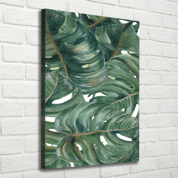 Verticale canvasfoto Monstera