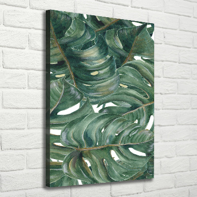 Verticale canvasfoto Monstera