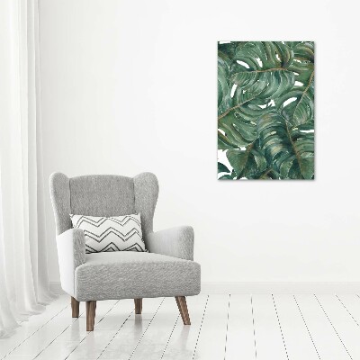 Verticale canvasfoto Monstera
