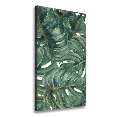 Verticale canvasfoto Monstera