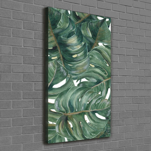 Verticale canvasfoto Monstera