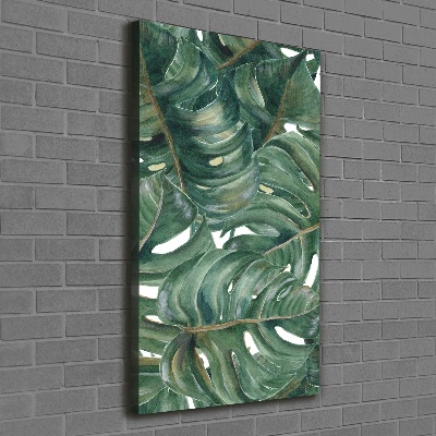 Verticale canvasfoto Monstera