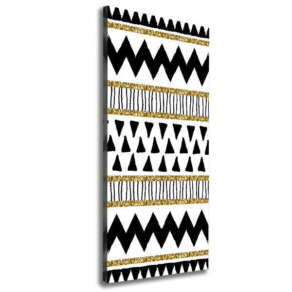 Verticaal schilderij op canvas Etnische achtergrond