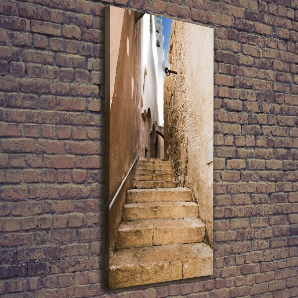 Verticale canvasfoto De straten van Israël