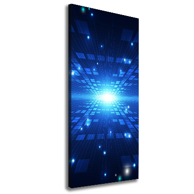 Verticale foto op canvas 3D-achtergrond