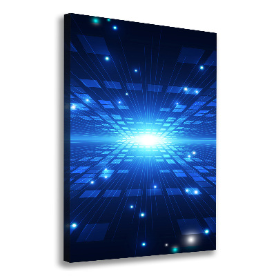 Verticale foto op canvas 3D-achtergrond