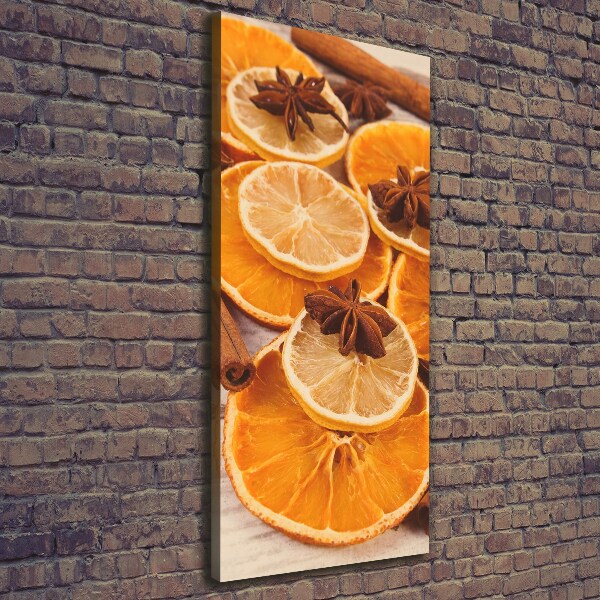 Verticale foto op canvas De geur van Kerstmis