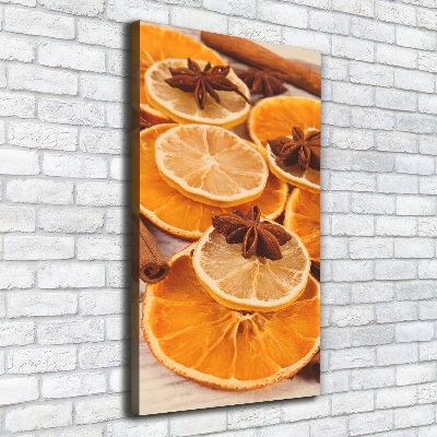 Verticale foto op canvas De geur van Kerstmis