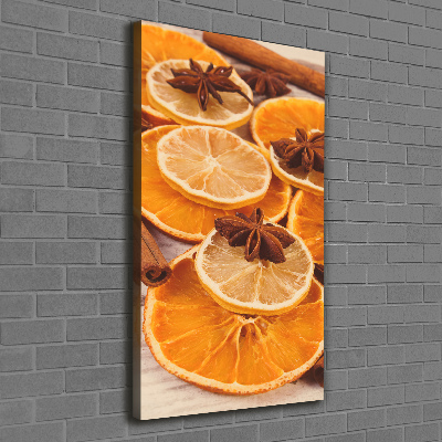 Verticale foto op canvas De geur van Kerstmis