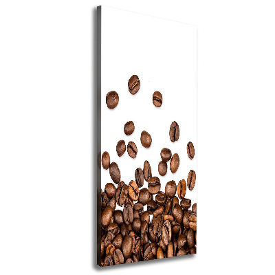 Verticaal canvasschilderij Koffiebonen