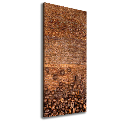 Verticaal schilderij op canvas Koffiebonen