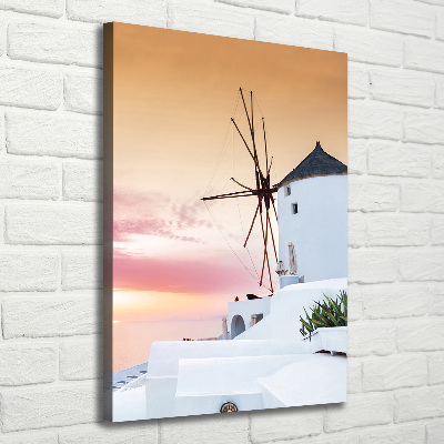 Verticale foto op canvas Santorini, Griekenland
