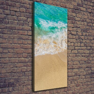 Verticale foto op canvas Strand en zee