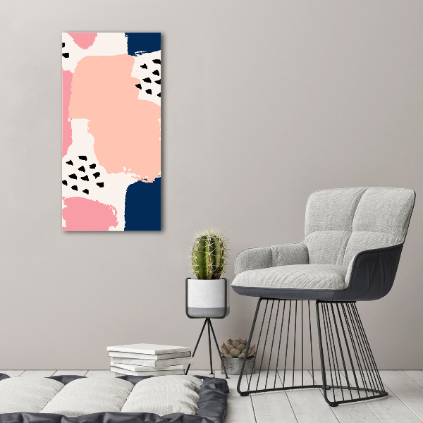 Verticaal canvasschilderij Abstracte achtergrond