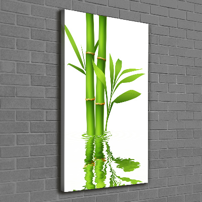 Verticaal canvasschilderij Bamboe