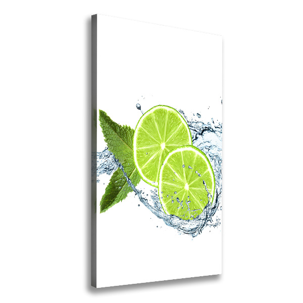 Verticale foto op canvas Limoenen