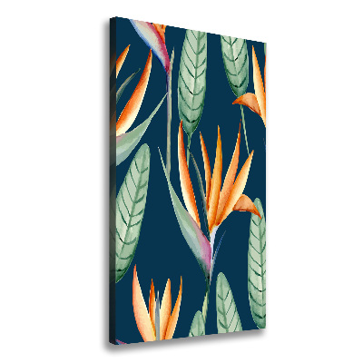 Verticale canvasfoto Strelitzia reginae
