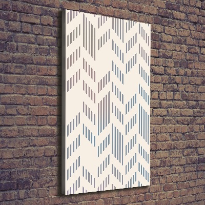 Verticaal schilderij op canvas Geometrische achtergrond