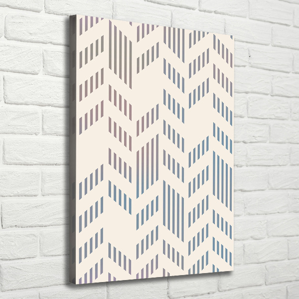 Verticaal schilderij op canvas Geometrische achtergrond
