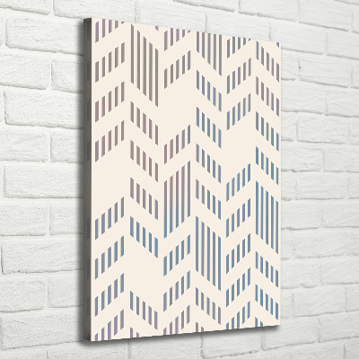 Verticaal schilderij op canvas Geometrische achtergrond