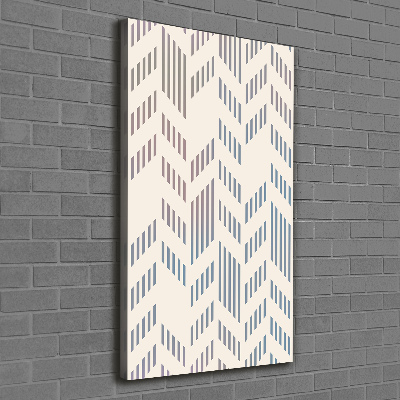 Verticaal schilderij op canvas Geometrische achtergrond