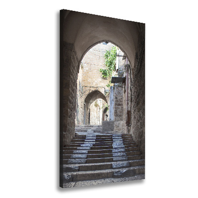 Verticaal schilderij op canvas Jeruzalem Israël