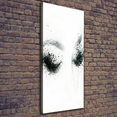 Verticaal schilderij op canvas Make-up