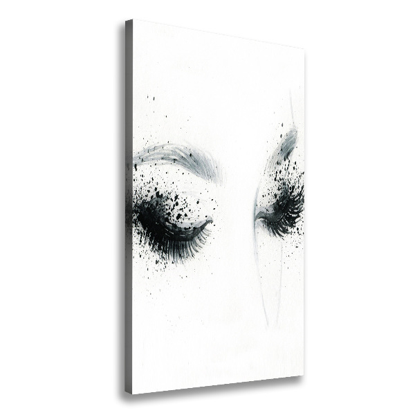 Verticaal schilderij op canvas Make-up