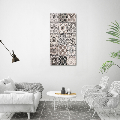 Verticaal canvasschilderij Keramische tegels
