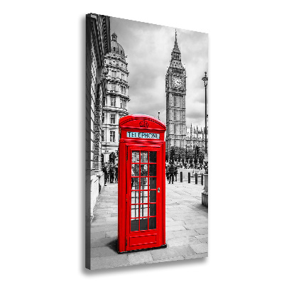 Verticale foto op canvas Londen, Engeland