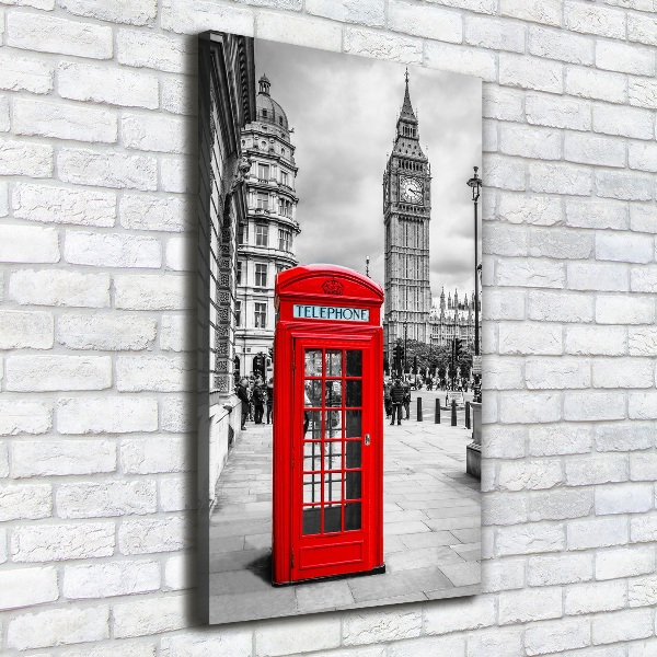 Verticale foto op canvas Londen, Engeland