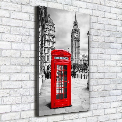 Verticale foto op canvas Londen, Engeland
