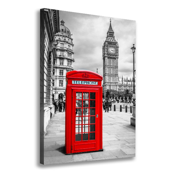 Verticale foto op canvas Londen, Engeland