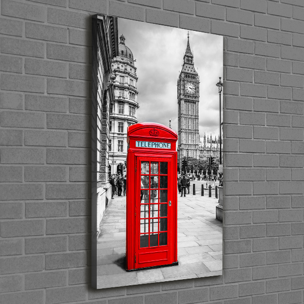 Verticale foto op canvas Londen, Engeland