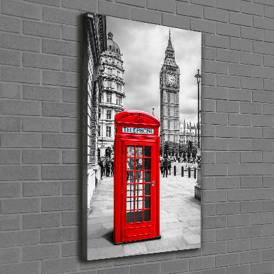 Verticale foto op canvas Londen, Engeland