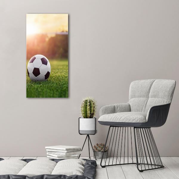 Verticaal canvasschilderij Voetbal