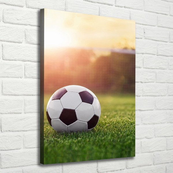 Verticaal canvasschilderij Voetbal