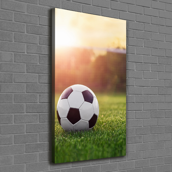Verticaal canvasschilderij Voetbal