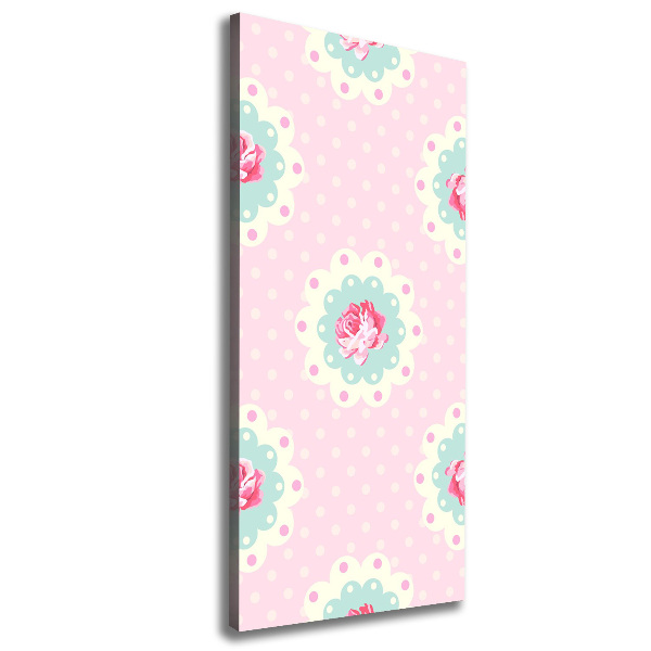 Verticale canvasfoto Rozen