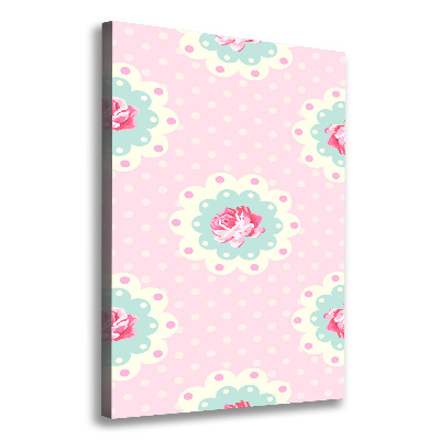 Verticale canvasfoto Rozen