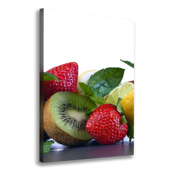 Verticaal schilderij op canvas Fruit