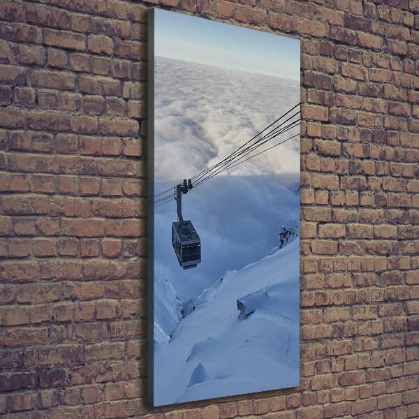 Verticaal schilderij op canvas Achtbaan