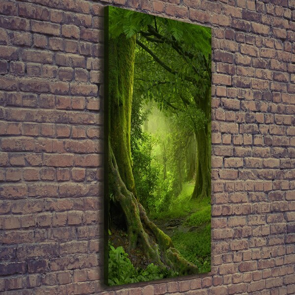 Verticale foto op canvas Tropische jungle