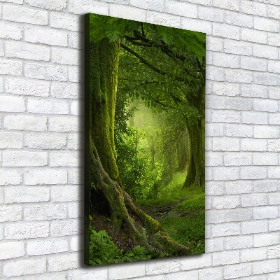 Verticale foto op canvas Tropische jungle